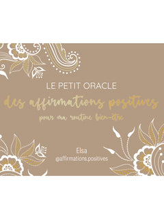 Le petit Oracle des affirmations positives