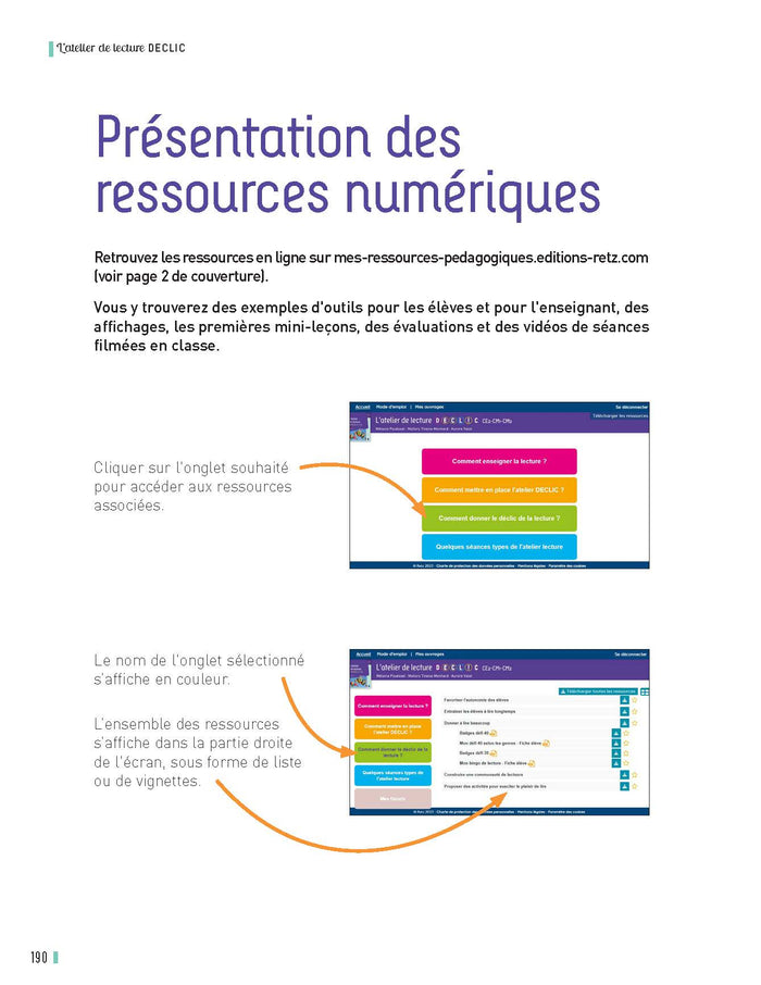 L'atelier de lecture DECLIC
