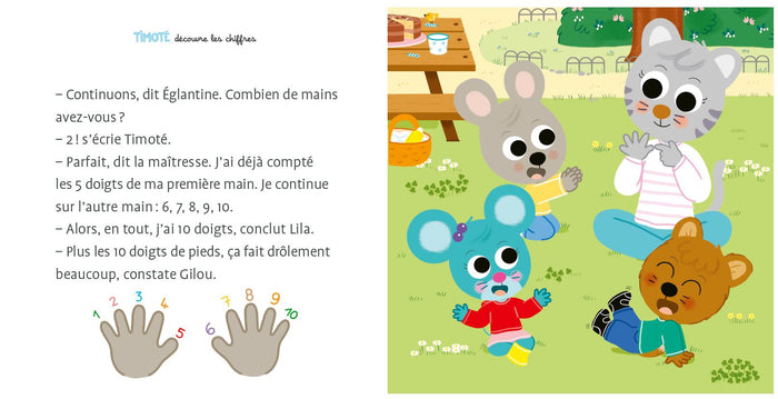 Timoté découvre les chiffres