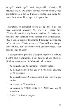 Écrire une nouvelle en 7 jours