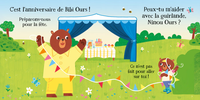 Joyeux anniversaire, petit ours !