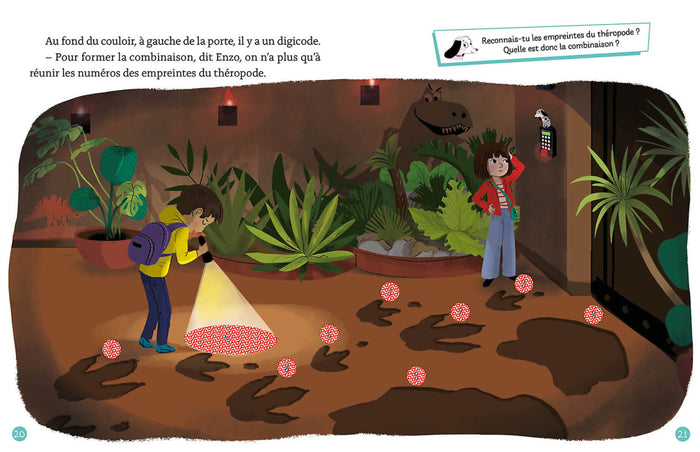 Mon roman énigme - Mes premières enquêtes - Le musée des dinosaures