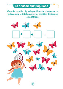Mes fiches d'entraînement effaçables - Calcul - 5-6 ans