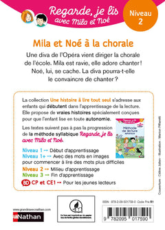 Mila et Noé à la chorale