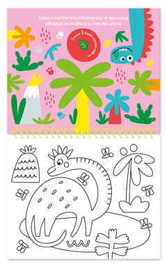 Dinosaures - Mes jolies peintures magiques