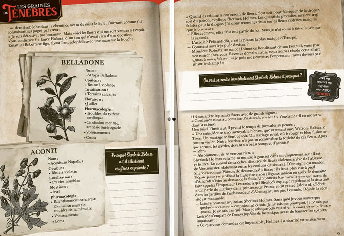 Cahier d'enquêtes de Sherlock Holmes