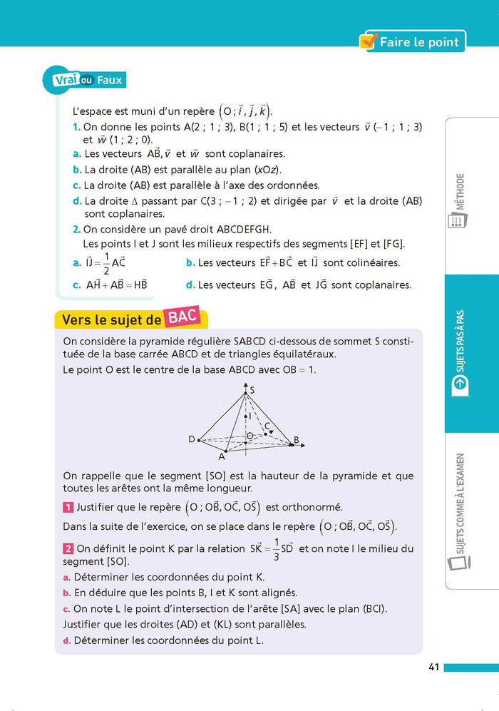 Annales BAC 2023 Maths Terminale - Corrigé