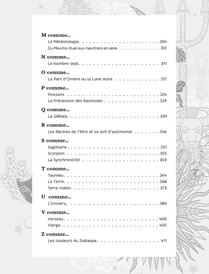 Le dictionnaire merveilleux de l'astrologie