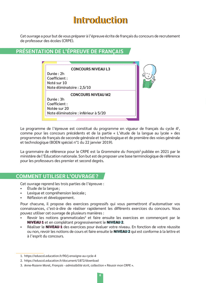 Réussir mon CRPE - Mon cahier d'entrainement Français