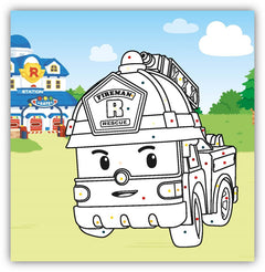 Robocar Poli - Coloriages malins
