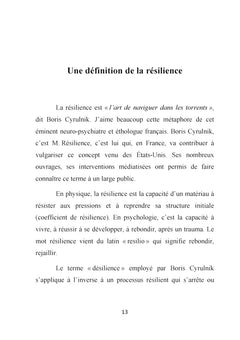 Chemin de résilience