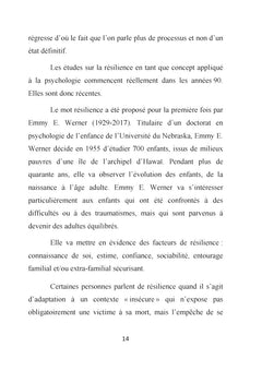 Chemin de résilience