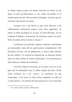 Chemin de résilience