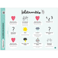 Zamizen - Apprivoiser les émotions avec les Zamizen PS MS GS - Chevalet + Guide pédagogique