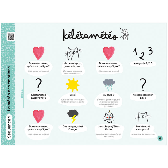 Zamizen - Apprivoiser les émotions avec les Zamizen PS MS GS - Chevalet + Guide pédagogique