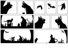 Chats perchés