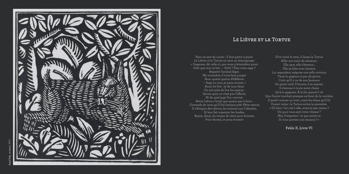 Belles fables de La Fontaine pour grands tableaux