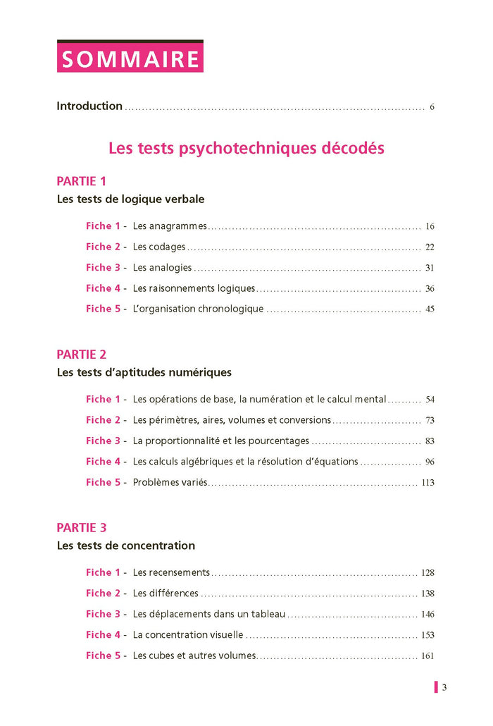 L'intégrale des tests psychotechniques