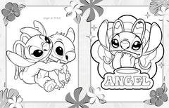 Disney Stitch - Mon gros coloriage + stickers ! (Angel)