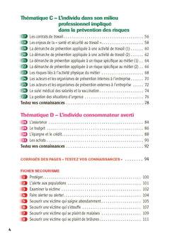Prévention santé environnement - CAP Accompagnant éducatif petite enfance