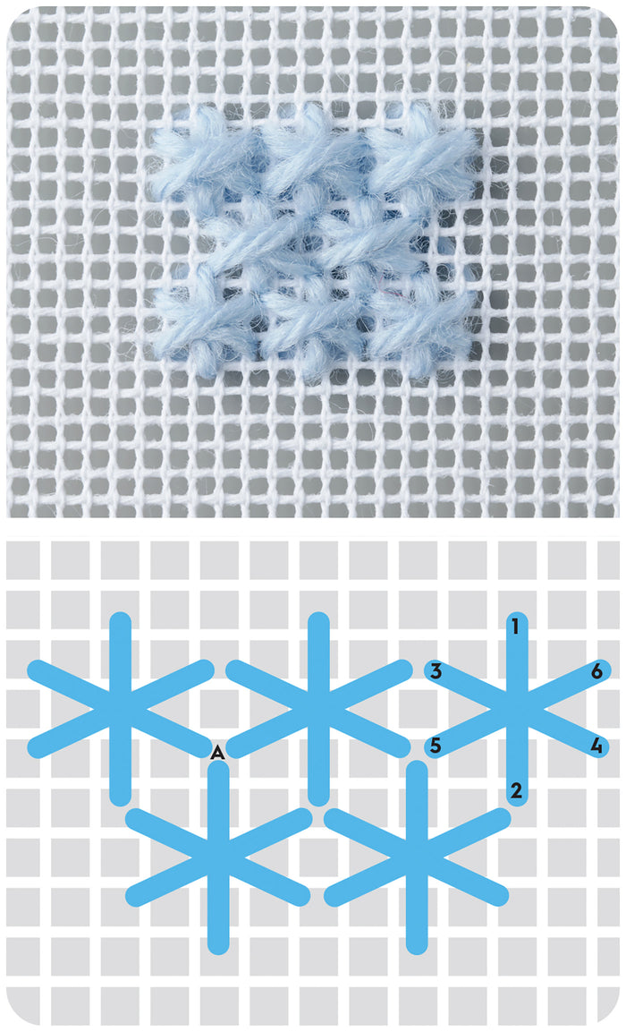 Broderie sur canevas - 50 cartes de points contemporains