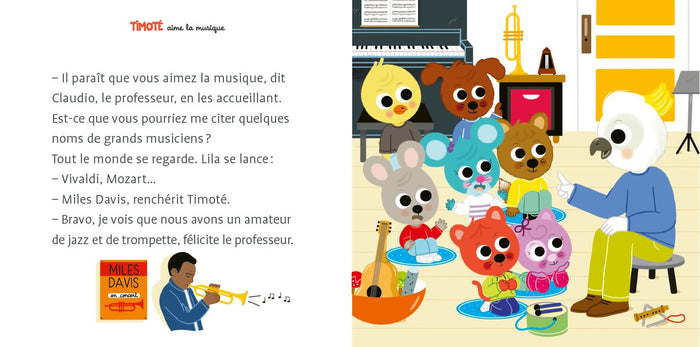 Timoté aime la musique (Écoute aussi l'histoire)