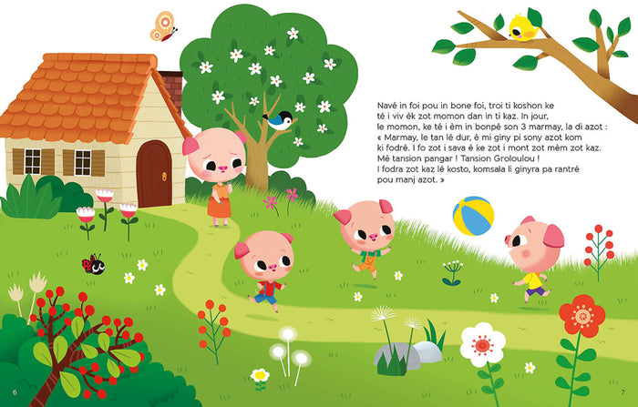 Les trois petits cochons - Créole réunionnais