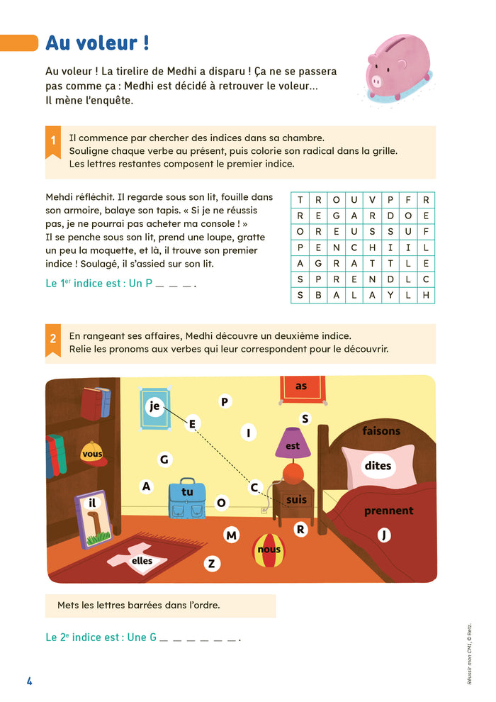 Réussir mon CM1 - Je m'entraîne toute l'année