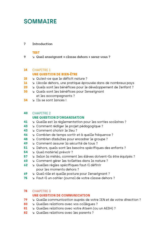 Faire classe dehors - Maternelle et élémentaire