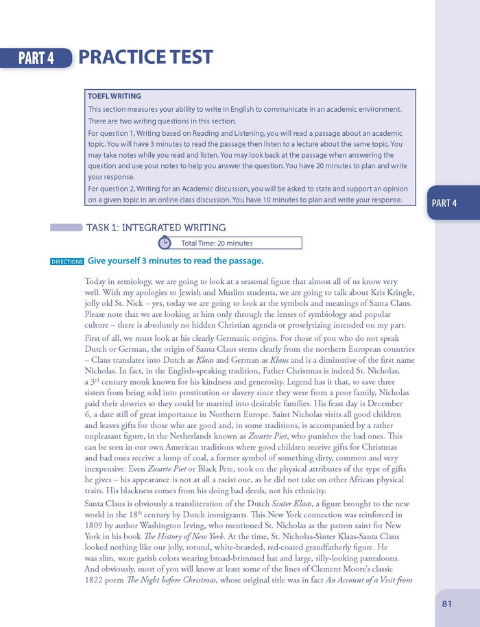 L'intégrale TOEFL IBT