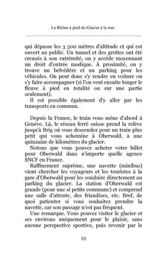 Le Rhône à pied du glacier à la mer