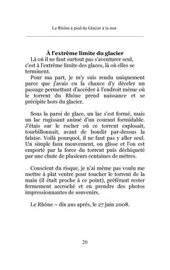Le Rhône à pied du glacier à la mer