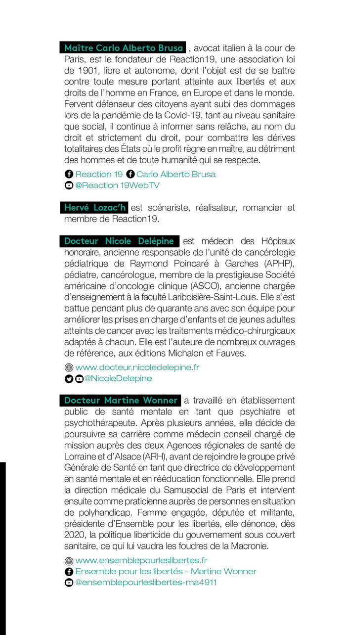 Pour un lendemain sans libertés volées