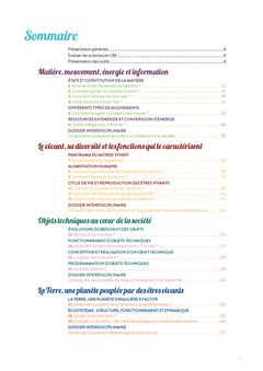 Comprendre le monde - Sciences CM1 programme 2023