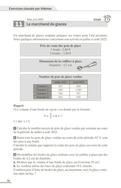 Annales Brevet Maths 2027 - NC
