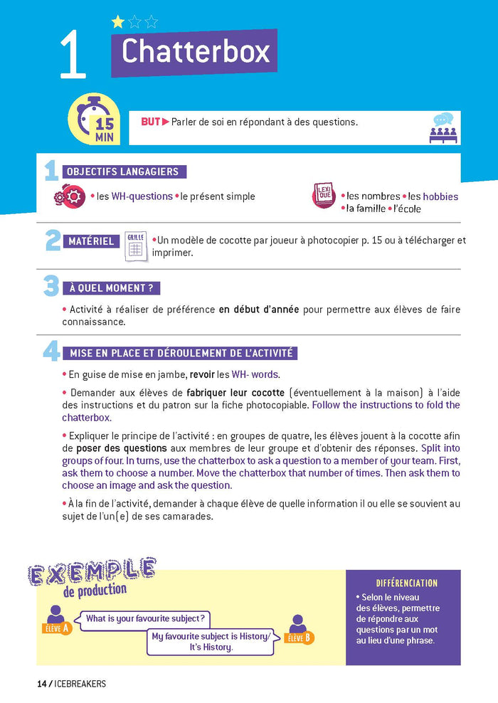 Stimuler l'expression orale