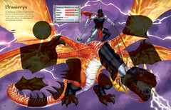 Construis tes dragons et guerriers de fantasie avec des autocollants - Volume combiné