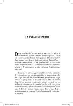 Le courage de parler en public