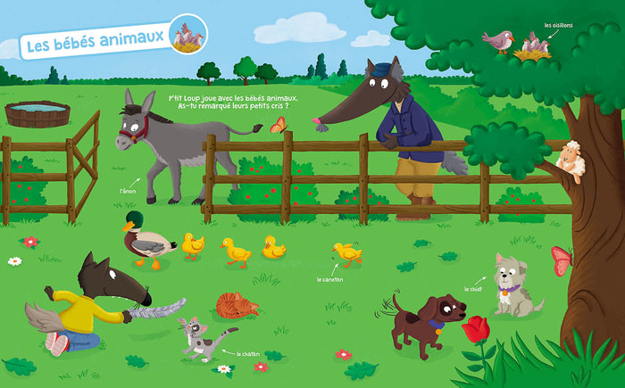 P'tit Loup - Mon livre sonore - Les animaux