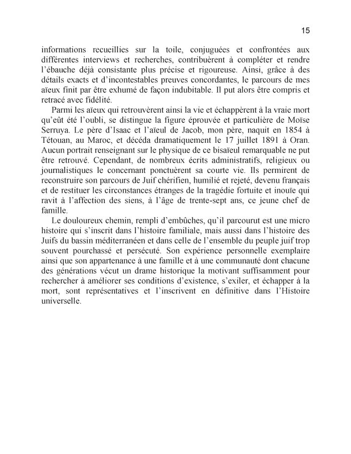 Moïse de Tétouan, Sa Mémoire en Héritage