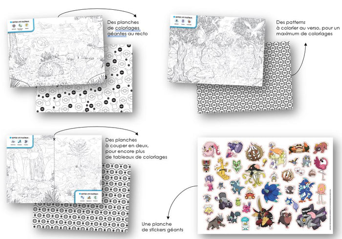 Pokémon - Mes coloriages géants