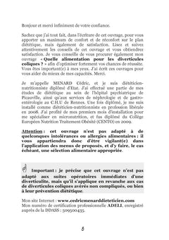 Recettes et menus pour les diverticules coliques