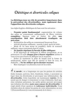 Recettes et menus pour les diverticules coliques
