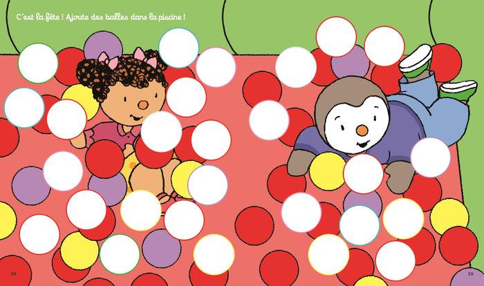 Mon maxi cahier de gommettes T'choupi