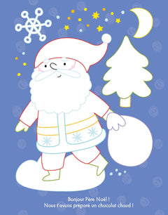 Noël féerique - Mes tableaux à colorier strass
