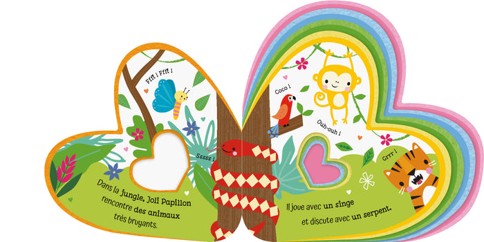 Mes livres feutrine - Joli papillon