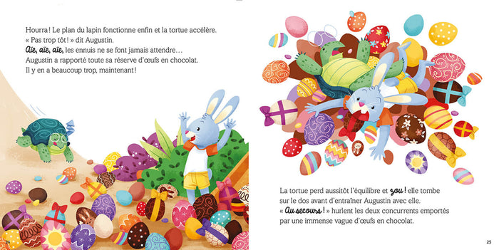 Augustin et la course aux oeufs de Pâques