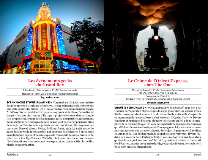 Paris Geek - 120 adresses et activités pour fans de pop culture
