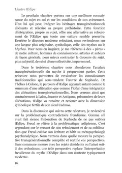 L'autre Oedipe