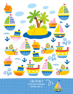 Grand bloc de jeux et activités - À la mer